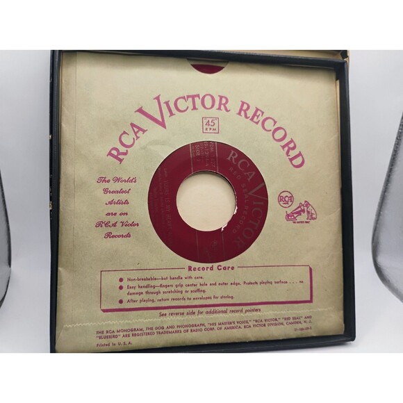 2) Helen Traubel Old Vienna & Sings Wagner (45 RPM) RCA Victor Records Red Seal - Picture 5 of 16